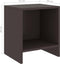 vidaXL - Nachtkastjes - 2 - st - 35x30x40 - cm - massief - grenenhout - donkerbruin