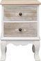vidaXL - Nachtkastjes - 2 - st - 35x30x50 - cm - paulowniahout