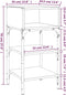vidaXL - Nachtkastjes - 2 - st - 35x34,5x70 - cm - sonoma - eikenkleurig