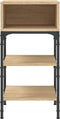 vidaXL - Nachtkastjes - 2 - st - 35x34,5x70 - cm - sonoma - eikenkleurig