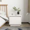 vidaXL - Nachtkastjes - 2 - st - 35x34x32 - cm - massief - grenenhout - wit