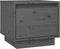 vidaXL - Nachtkastjes - 2 - st - 35x34x32 - cm - massief - grenenhout - grijs