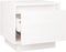 vidaXL - Nachtkastjes - 2 - st - 35x34x32 - cm - massief - grenenhout - wit