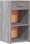 vidaXL - Nachtkastjes - 2 - st - 35x34x65 - cm - bewerkt - hout - grijs - sonoma - eiken