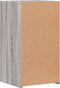 vidaXL - Nachtkastjes - 2 - st - 35x34x65 - cm - bewerkt - hout - grijs - sonoma - eiken