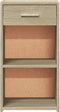 vidaXL - Nachtkastjes - 2 - st - 35x34x65 - cm - bewerkt - hout - sonoma - eikenkleurig