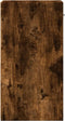vidaXL - Nachtkastjes - 2 - st - 35x34x65 - cm - bewerkt - hout - gerookt - eikenkleurig