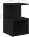 vidaXL - Nachtkastjes - 2 - st - 35x35x55 - cm - bewerkt - hout - zwart