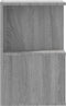 vidaXL - Nachtkastjes - 2 - st - 35x35x55 - cm - bewerkt - hout - grijs - sonoma - eiken