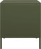 vidaXL - Nachtkastjes - 2 - st - 35x39x43,5 - cm - staal - olijfgroen