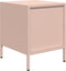 vidaXL - Nachtkastjes - 2 - st - 35x39x43,5 - cm - staal - roze