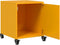 vidaXL - Nachtkastjes - 2 - st - 36x39x43,5 - cm - staal - mosterdgeel