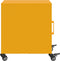 vidaXL - Nachtkastjes - 2 - st - 36x39x43,5 - cm - staal - mosterdgeel
