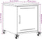 vidaXL - Nachtkastjes - 2 - st - 36x39x43,5 - cm - staal - olijfgroen