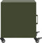 vidaXL - Nachtkastjes - 2 - st - 36x39x43,5 - cm - staal - olijfgroen
