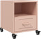 vidaXL - Nachtkastjes - 2 - st - 36x39x43,5 - cm - staal - roze