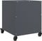 vidaXL - Nachtkastjes - 2 - st - 36x39x43,5 - cm - staal - antracietkleurig
