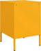 vidaXL - Nachtkastjes - 2 - st - 36x39x50,5 - cm - staal - mosterdgeel