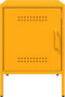 vidaXL - Nachtkastjes - 2 - st - 36x39x50,5 - cm - staal - mosterdgeel
