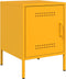 vidaXL - Nachtkastjes - 2 - st - 36x39x50,5 - cm - staal - mosterdgeel