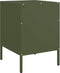 vidaXL - Nachtkastjes - 2 - st - 36x39x50,5 - cm - staal - olijfgroen