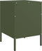 vidaXL - Nachtkastjes - 2 - st - 36x39x50,5 - cm - staal - olijfgroen