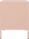 vidaXL - Nachtkastjes - 2 - st - 36x39x50,5 - cm - staal - roze