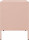 vidaXL - Nachtkastjes - 2 - st - 36x39x50,5 - cm - staal - roze
