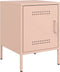 vidaXL - Nachtkastjes - 2 - st - 36x39x50,5 - cm - staal - roze