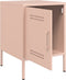 vidaXL - Nachtkastjes - 2 - st - 36x39x50,5 - cm - staal - roze
