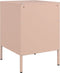 vidaXL - Nachtkastjes - 2 - st - 36x39x50,5 - cm - staal - roze