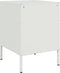 vidaXL - Nachtkastjes - 2 - st - 36x39x50,5 - cm - staal - wit