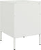 vidaXL - Nachtkastjes - 2 - st - 36x39x50,5 - cm - staal - wit