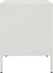 vidaXL - Nachtkastjes - 2 - st - 36x39x50,5 - cm - staal - wit