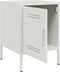 vidaXL - Nachtkastjes - 2 - st - 36x39x50,5 - cm - staal - wit