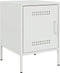 vidaXL - Nachtkastjes - 2 - st - 36x39x50,5 - cm - staal - wit