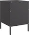 vidaXL - Nachtkastjes - 2 - st - 36x39x50,5 - cm - staal - zwart
