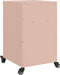 vidaXL - Nachtkastjes - 2 - st - 36x39x59 - cm - staal - roze