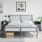 vidaXL - Nachtkastjes - 2 - st - 36x39x59 - cm - staal - antracietkleurig