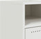 vidaXL - Nachtkastjes - 2 - st - 36x39x59 - cm - staal - wit