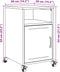 vidaXL - Nachtkastjes - 2 - st - 36x39x59 - cm - staal - wit