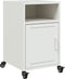vidaXL - Nachtkastjes - 2 - st - 36x39x59 - cm - staal - wit