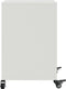 vidaXL - Nachtkastjes - 2 - st - 36x39x59 - cm - staal - wit