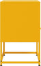 vidaXL - Nachtkastjes - 2 - st - 36x39x60,5 - cm - staal - mosterdgeel