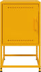 vidaXL - Nachtkastjes - 2 - st - 36x39x60,5 - cm - staal - mosterdgeel