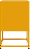 vidaXL - Nachtkastjes - 2 - st - 36x39x60,5 - cm - staal - mosterdgeel