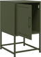 vidaXL - Nachtkastjes - 2 - st - 36x39x60,5 - cm - staal - olijfgroen
