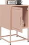 vidaXL - Nachtkastjes - 2 - st - 36x39x60,5 - cm - staal - roze