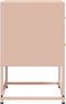 vidaXL - Nachtkastjes - 2 - st - 36x39x60,5 - cm - staal - roze