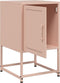 vidaXL - Nachtkastjes - 2 - st - 36x39x60,5 - cm - staal - roze
